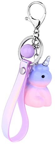 Beavorty Einhorn Anhänger Schlüsselanhänger Aus Mit Einhorn- Als Taschenanhänger Schöner Schlüsselanhänger Ornament Für Schlüsselkette