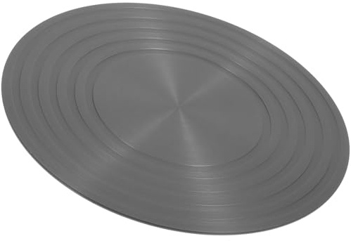 VICASKY Gasherd Hitzeverteilerplatte aus Aluminiumlegierung 20cm Hitzeschutzplatte zum Auftauen und Anbrennschutz Küchenzubehör für Gaskochfeld