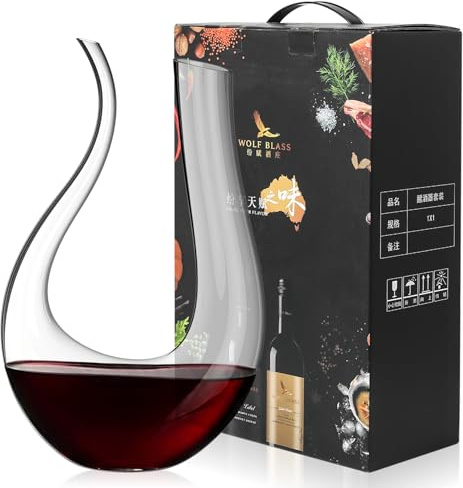 Decantador de vino tinto, 750ml aireador vinos