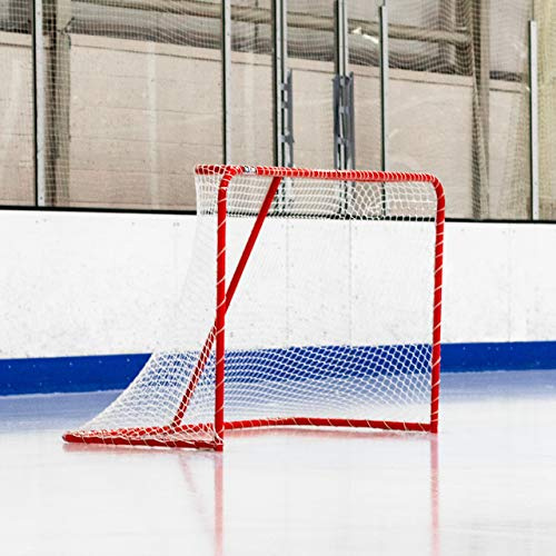 FORZA Regulation Ice Hockey Goal - 6ft x 4ft Hockey Goal - 1.5 Steel Frame & 5mm Goal Net