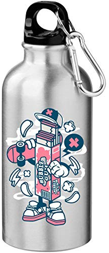 Bubble Gum Skater Urban Graphic Rap Hip Hop Tourist Water Bottle