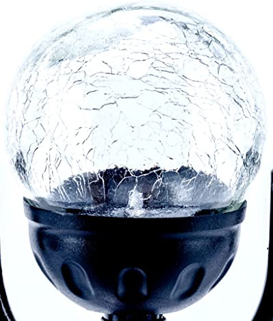 Wind Spinner - Replacement Solar Powered Glass Ball for Newer Version of Solar Multi-Color