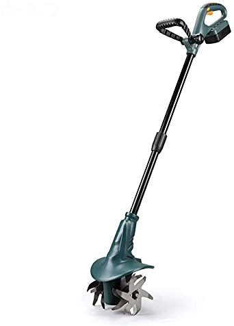 Samnuerly 18V Tiller Garden Rotary Mini Coltivatore Macchina Cordless Garden Power Tool Coltivatore Portatile Professionale per orti, Serre