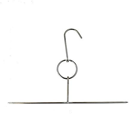 SENRISE Meat Hooks, Stainless Steel Pork Hook, Smoking Hooks for Hanging, Grilling, Kitchen, Butchers (32cm*19cm)