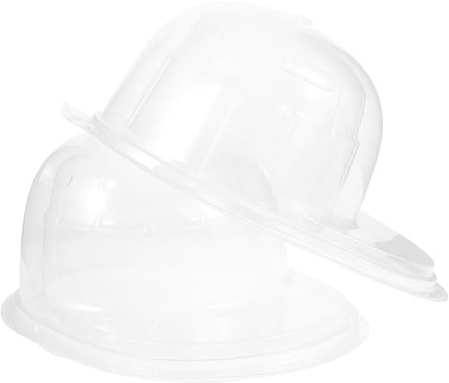 Kichvoe 2 Pezzi Scatola Di Immagazzinaggio Del Berretto Da Baseball Cappellini Mostra Rack Cappello Berretto Da Baseball Organizzatore Di Immagazzinaggio Parrucca Espositore Supporto Per