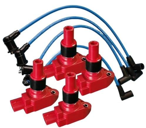 Bobina Encendido Coche para Mazda RX-8 1.3L 2004-2011 13B SE3P para Cable De Chispa N3H1-18-100 Rendimiento Carreras Deportes RX8 Bobina De Encendido Distribuidor Encendido Bobina(Coils Spark Wires)