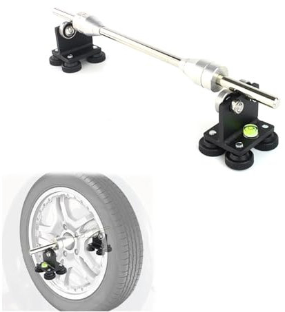 VFEBTSD Compatible avec Le Support d'équilibrage de Roue Équilibreuse de Roue de Moto Robuste 40 cm Outils de réparation Standard Équilibreuse Manuelle