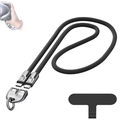 C to C 240w Charging Cable with Wearable Bracelet Design, Charger Type C, Portable Fashion Fast Charger Cable, 480mbps Data Transfer & Phone Charger, For Laptop, Tablet, Smart Phone(Black,1.2m/47.24in