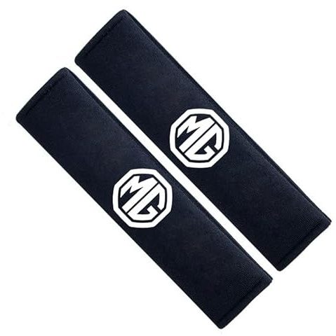 SVAHEJIHR 2 Pièces Voiture Ceinture SéCurité Coussin, pour MG ZS GS 5 Rembourrage Épaulettes Ceinture Sécurité Protection Epaule