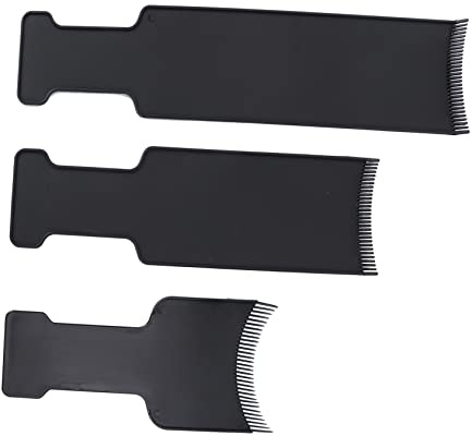Hohopeti 3 Stück Haarfärbepinselset mit Langer Bürste für Balayage Selberfärben Salongebrauch