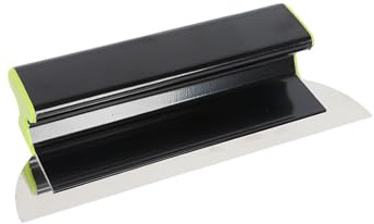 Espátula para superficies de 40 cm, de acero inoxidable, herramienta de espátula con mango ergonómico en Z, 0,55 mm para grandes áreas de trabajo de decoración de pared (40 cm)
