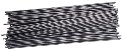 Walmeck 100 Uds Aguja de Descalcificación 2mm X 180mm Agujas de Repuesto de Acero de Tungsteno Escalador de Aguja de Aire Neumático para Mantenimiento de Barcos