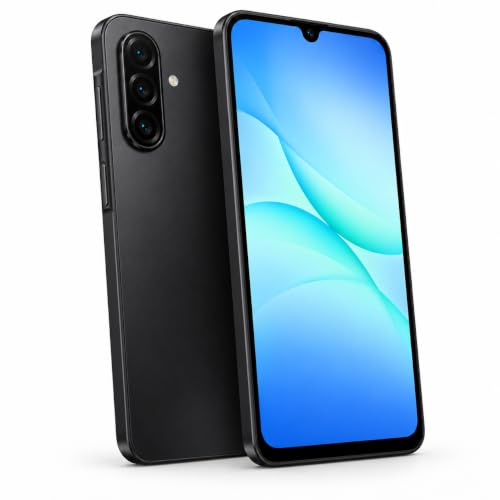 Samsung Galaxy A17 5G Ai (128GB + 4GB) Unlocked (Compatible with T-Mobile Mint Tello & Global) SM-A176B/International/DS Dual SIM / 6.7 50MP Triple (25W Fast Charger Bundle, Black)