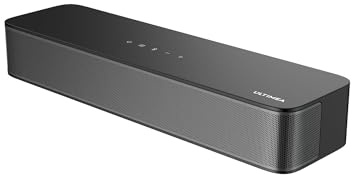 ULTIMEA Soundbar a 2.1 canali per dispositivi TV con subwoofer integrato, controllo APP, VoiceMX, soundbar all-in-one, altoparlante TV con basso regolabile, Bluetooth 5.4 TV Sound Bar, Poseidon M20