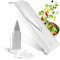 Börner Affettaverdure V3 (Set Base) • Mandolina a V per Fette in 3 Spessori • Tagliaverdure Regolabile per Verdure & Frutta • Con Piedini in Gomma & Lama in Acciaio Inox a V • Bianco