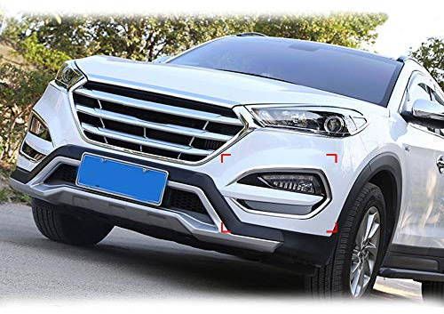 For Hyundai Tucson 2016 2017 2018 ABS Chrome Front Fog Light Cover Trim Bezel 2PCS/SET