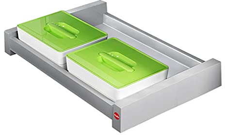 Hailo On-Top Auszug mit 2x 4 Liter Behälter und Deckel Vorratbox Schrankauszug