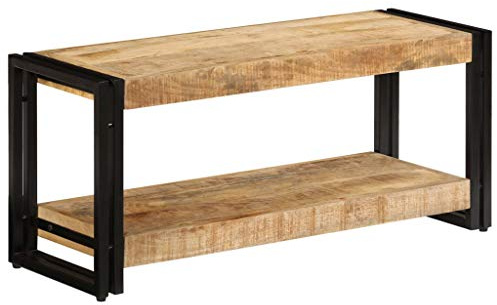 vidaXL TV-Schrank 90x30x40 cm Massivholz Mango
