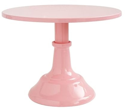 Youyijia Iron Cake Stand 10 Inch Round Cake Plate Pedestal Modern Dessert Display Cupcake Stand with Pedestal for Party Baby Shower Wedding Birthday