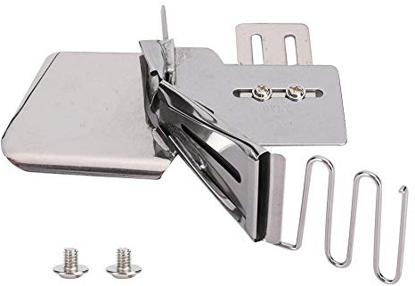 Aggraffatrice piatta, rilegatrice regolabile per macchina da cucire, accessorio con raccoglitore a nastro for rilegatura doppia cartella per macchine industriali(40mm)