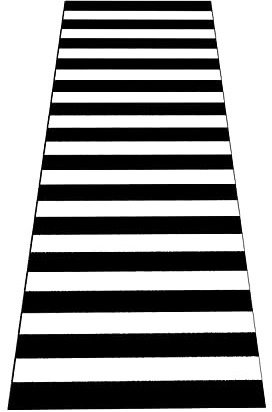 Teppich Läufer Flur Schwarz Weiss Streifen Küchenläufer Marokko Flur Teppich Küchen Teppich Waschbar Rutschfest Flur Teppich Korridor Teppich Für Küche Wohnzimmer Schlafzimmer ,Schwarz,80x150cm