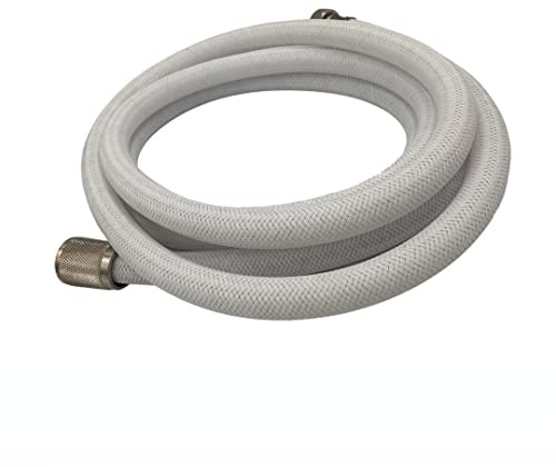 Shop SoftAir® Tubo Flessibile Retinato in Nylon Colore Bianco Lunghezza da 2,5 o 4 Metri per Doccetta Doccia per Barca Caravan Yacht Camper Made in Italy (Lunghezza 4 Metri)