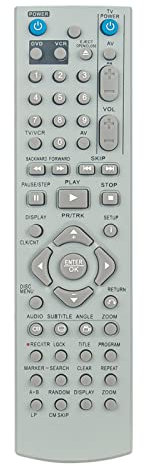 VINABTY 6711R1P104F Télécommande remplacée Convient pour LG DVD VCR Player V180 V160 V280N-P1 V280 V281-W1 V280N-P2Z V280N-S V1902SZ V280N-SZ V280N V181 V280N-P1Z V280N-P2 V281-P3 V271