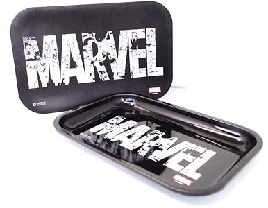 Storage 2.0 - Bandeja de Almacenamiento con Tapa magnética de Marvel Color Negro