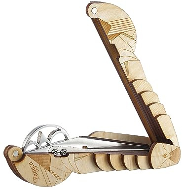 Shamanicshop Maultrommel von D.Glazyrin/Rainbow - Professionelles Mund-Musikinstrument (Maultrommel) im Holzkoffer