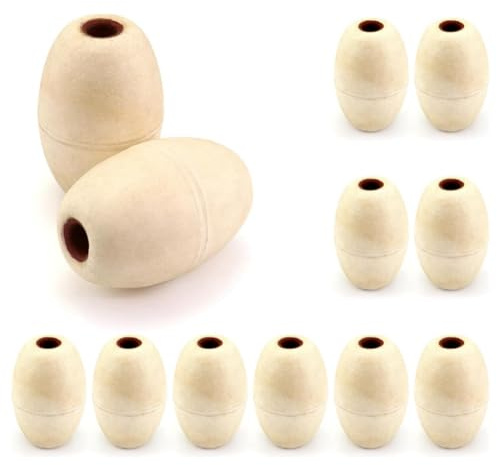 Biwwubik Flotteur d' ovale 12 pièces 1/2 trou en plastique 3,5 x 5,5 pour piscines, cordes de ski nautique, lignes d'ancrage