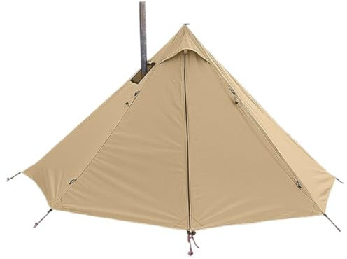 Tienda Inflable para Exteriores, Impermeable, Juego de Tienda de campaña de Doble Capa, Estufa de leña Individual, Tienda de campaña con Chimenea, Tienda de campaña Grande