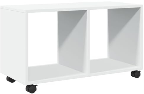 vidaXL Rollschrank Weiß 72x33x42,5 cm Holzwerkstoff