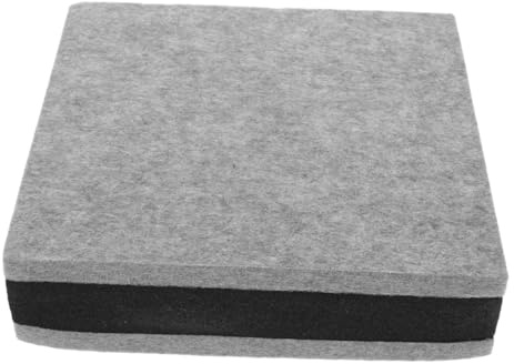 VICASKY Acoustic Speaker Pads for Subwoofer with Vibration Isolation and Broad Sound Coverage, Polyester Sound Absorbers Cushion for Home Audio Monitor Loudspeakers in Grey