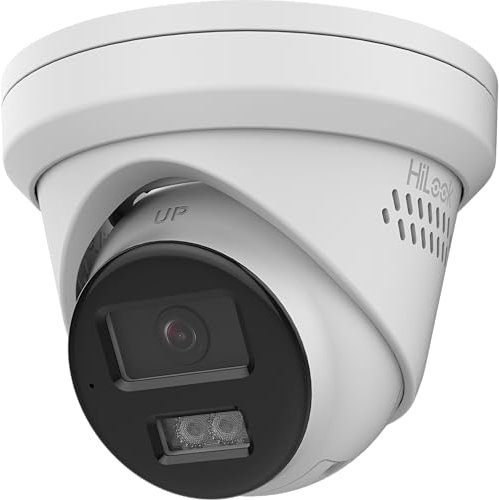 HiLook by HIKVISION Überwachungskamera aussen 4K/8MP Auflösung, ohne WLAN, LAN/PoE kabelgebunden, Kamera Überwachung außen mit KI - Bewegungsmelder, Outdoor Kamera, Nachtsicht, SD-Karten-Slot