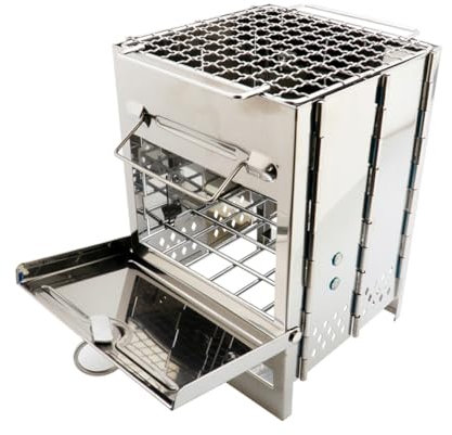 HONMEET Grill Für Camping Und Outdoor Tragbarer Faltbarer Für Holzfeuer Hohe Temperaturbeständigkeit Für Und Grillabende