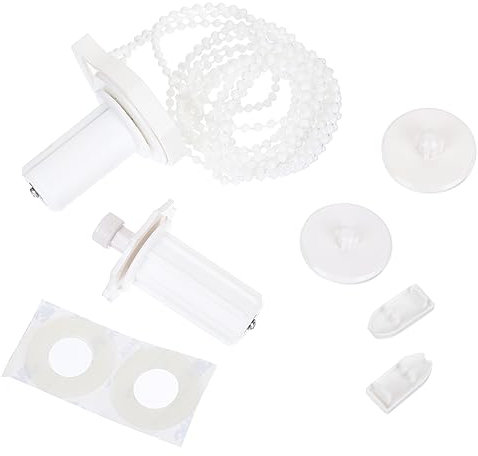 Cabilock 1 Set Vorhang Zubehör Kit Für Rollos Und Jalousien Rolladen Befestigungsset Mit Kugelkette Und Montagezubehör Für Durchmesser Stangen Geeignet Für Fenster Und Türen