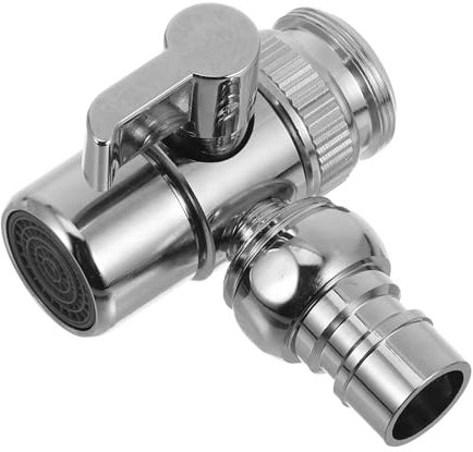 Hemobllo Vollkupfer Wasserhahnadapter 1/2 Zoll Waschmaschinen Einlassanschluss Mit Schnellkupplung Langlebiges Kupfer Kompakt Für Wasseranschluss Universell Für Waschmaschinen