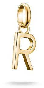 THOMAS SABO Charm Club Connect Charm-Anhänger Buchstabe Recyceltes 925 Silber
