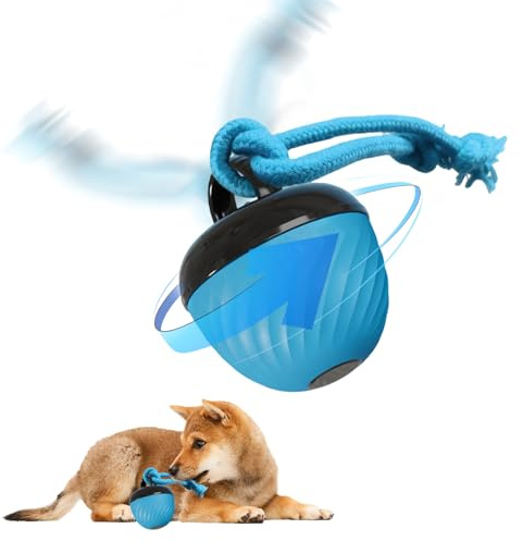 TZQFROCE Interaktives Hundespielzeug Hunde Ball Spielzeug Automatisch Rollender Ball für Hunde 3 Spielmodi interaktiver Hundespielball für Aktivitäten und Unterhaltung