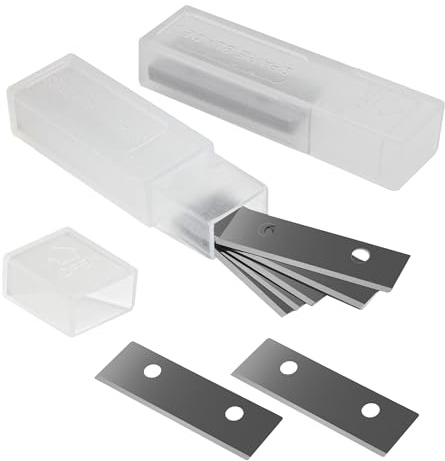 3081-00 Strap Cutter Blades for Tandy Leather Replacement 20 Pack | Compatible with 3080-00 and 3079-00 Tools, Sharp Steel Blades for Leather Strip Cutting and Craft Projects