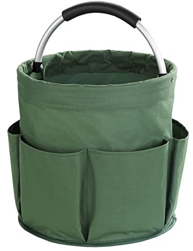 WENKO Contenitore Universale per Attrezzi da Giardino Caddy, Verde