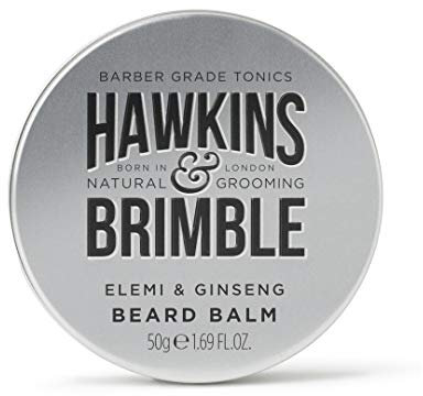 Hawkins & Brimble Beard Balm 50g - Smooth Soft & Manageable Beard Growth Support | with Acclaimed Signature Scent