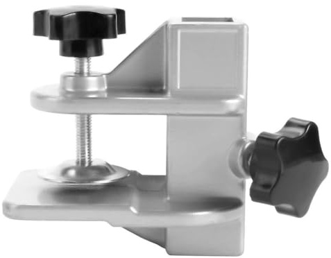 Hundesalon Tischarm H Bar Clamp Holder für Haartrockner, Aluminiumlegierung Fixture Zubehör mit Fixation Clip (20x20mm)