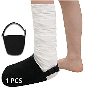 Zehenwärmer Toe Cover Zehenschutz mit Ferse Befestigung Gips Socken für Halten Zehen Warm und Sauber Wärmender Gips Socken für Halten Zehen Warm und Sauber Knöchelärmel Ideal für Bein Fuß Knöchel Cast
