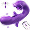 Vibradorador clítoris Juguetes sexuales, 3 in 1 Vibradorador mujer juguetes eróticos con 7 modos consoladores.. para mujer con vibración,Bofetadas Lamiendo Vibradores consoladores Dildo vibrador