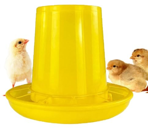 Mangiatoia per polli, Mangiatoia per pulcini - Mangiatoia per pulcini di grande capacità, senza sprechi, mangiatoia per polli | Mangiatoia per pulcini, distributore automatico di cibo per polli coppia
