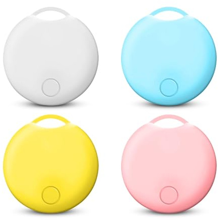 Android Smart Tag,Android Air Tracker Tag Schlüsselfinder Kompatibel mit Google Mein Gerät Finden APP Bluetooth GPS Tracker IP67 Wasserdicht Key Finder für Gepäck,Brieftasche (4 pcs)