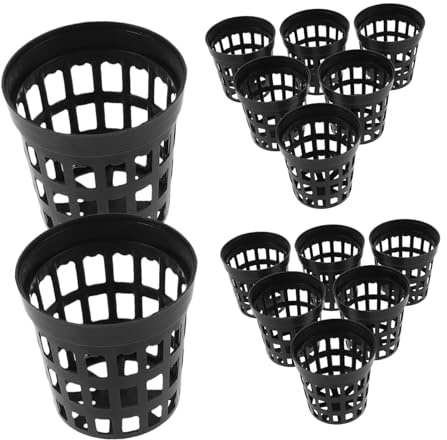 Toyvian 40pièces Lot de Pots pour Plantes Aquarium Paniers De Plantation Hydroponique pour Aquarium Support pour Plantes Aquatiques