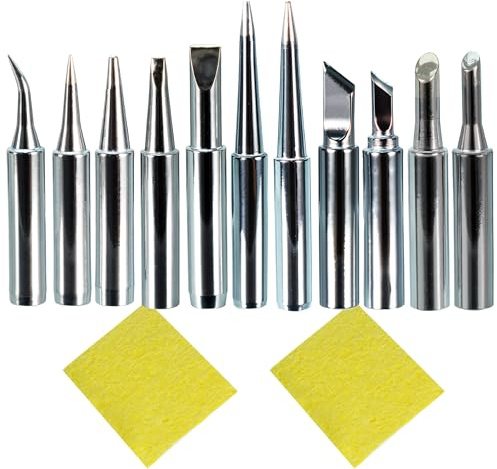 VIBICCK 900M welding iron head kit (11 values) suitable for Hakko 936, 937, 907,888， Atten, Quick, Ryobi, Aoyue, Yihua, Vastar, Sywon, Tabiger, SOAIY and X-Tronic welding tables (11 different models)