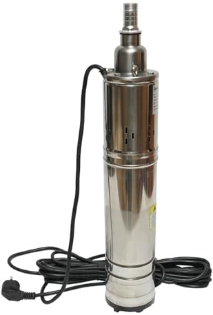 Pompa sommersa 1100W/1.5HP, 220V, D100mm, 40 l/min, 2.4 m3/h, H90-100m | Pompa 2.4 1100W 1.5HP: avvolgimento del motore : Rame